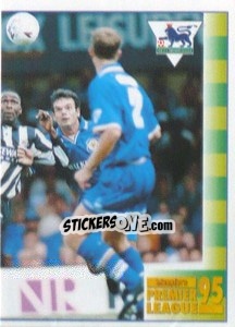 Sticker Andy Cole (Action 2/2) - Premier League Inglese 1994-1995 - Merlin