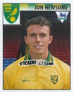 Sticker Jon Newsome - Premier League Inglese 1994-1995 - Merlin