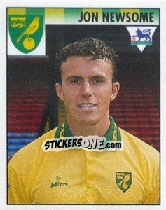 Sticker Jon Newsome - Premier League Inglese 1994-1995 n. 346 - Merlin