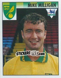 Figurina Mike Milligan - Premier League Inglese 1994-1995 n. 350 - Merlin