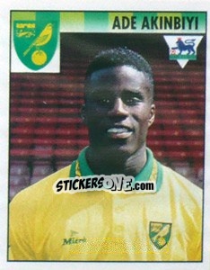 Figurina Ade Akinbiyi - Premier League Inglese 1994-1995 n. 358 - Merlin
