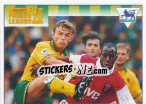 Sticker Jon Newsome (Action 1/2) - Premier League Inglese 1994-1995 n. 359 - Merlin