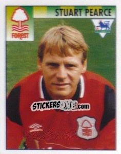 Figurina Stuart Pearce - Premier League Inglese 1994-1995 - Merlin