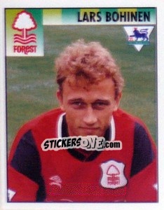 Cromo Lars Bohinen - Premier League Inglese 1994-1995 - Merlin