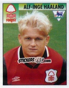 Figurina Alf-Inge Haaland - Premier League Inglese 1994-1995 - Merlin