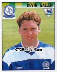 Sticker Kevin Gallen - Premier League Inglese 1994-1995 n. 406 - Merlin