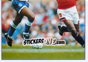 Sticker Les Ferdinand (Action 2/2) - Premier League Inglese 1994-1995 - Merlin