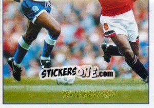 Figurina Les Ferdinand (Action 2/2) - Premier League Inglese 1994-1995 - Merlin