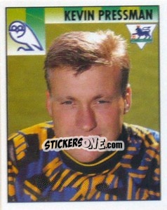 Figurina Kevin Pressman - Premier League Inglese 1994-1995 - Merlin