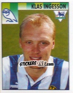 Cromo Klas Ingesson - Premier League Inglese 1994-1995 - Merlin