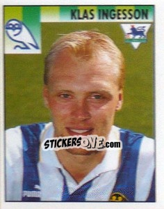 Sticker Klas Ingesson - Premier League Inglese 1994-1995 n. 421 - Merlin