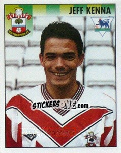 Cromo Jeff Kenna - Premier League Inglese 1994-1995 - Merlin