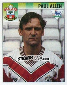 Cromo Paul Allen - Premier League Inglese 1994-1995 - Merlin