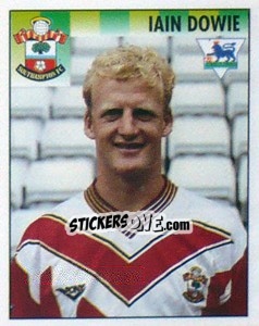 Sticker Iain Dowie - Premier League Inglese 1994-1995 - Merlin