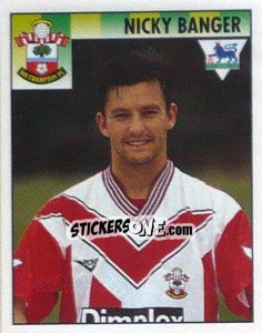 Figurina Nicky Banger - Premier League Inglese 1994-1995 - Merlin