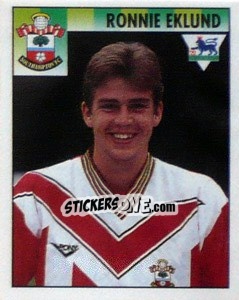 Sticker Ronnie Eklund - Premier League Inglese 1994-1995 - Merlin