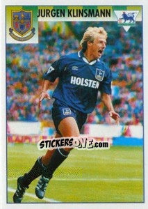 Figurina Jurgen Klinsmann (Star Player) - Premier League Inglese 1994-1995 - Merlin