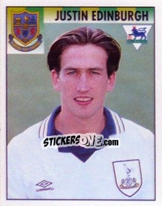 Figurina Justin Edinburgh - Premier League Inglese 1994-1995 - Merlin