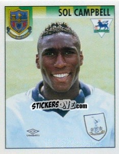 Figurina Sol Campbell - Premier League Inglese 1994-1995 - Merlin