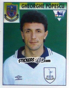 Sticker Gheorghe Popescu - Premier League Inglese 1994-1995 - Merlin