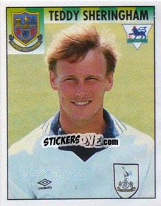 Cromo Teddy Sheringham - Premier League Inglese 1994-1995 - Merlin