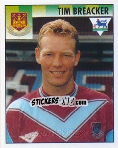 Sticker Tim Breacker - Premier League Inglese 1994-1995 - Merlin