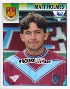 Sticker Matt Holmes - Premier League Inglese 1994-1995 n. 498 - Merlin