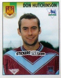 Figurina Don Hutchison - Premier League Inglese 1994-1995 n. 502 - Merlin