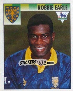 Figurina Robbie Earle - Premier League Inglese 1994-1995 - Merlin