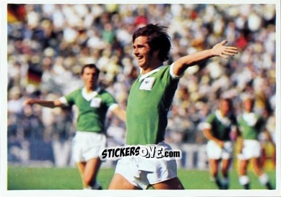 Sticker Gerd Müller - Fussball 1970-1971 n. 17 - Bergmann
