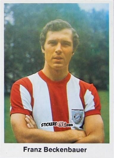 Figurina Franz Beckenbauer - Fussball 1970-1971 n. 86 - Bergmann