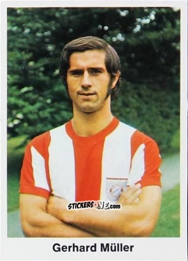 Sticker Gerhard Muller - Fussball 1970-1971 n. 99 - Bergmann