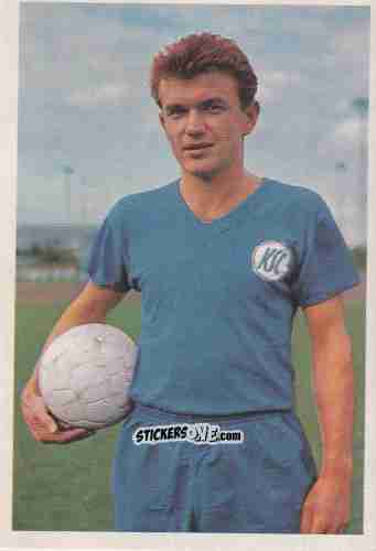 Figurina Gustav Witlatschil - Bundesliga 1965-1966 n. 216 - Bergmann