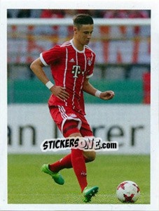 Sticker Marco Friedl - FC Bayern München 2017-2018 n. 72 - Panini