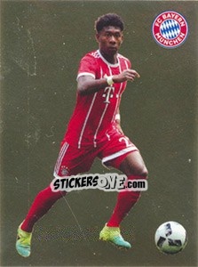 Sticker David Alaba - FC Bayern München 2017-2018 - Panini