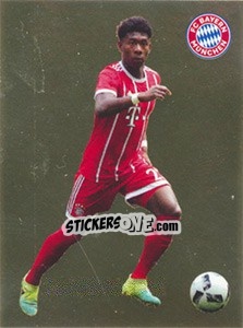Sticker David Alaba - FC Bayern München 2017-2018 n. 77 - Panini