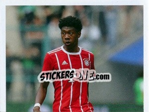 Sticker David Alaba (puzzle 1) - FC Bayern München 2017-2018 - Panini