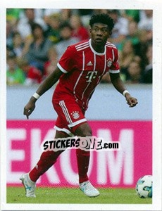 Sticker David Alaba - FC Bayern München 2017-2018 n. 81 - Panini