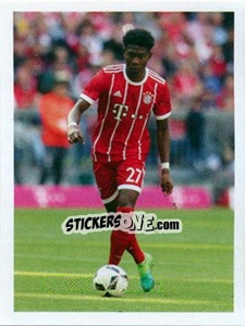 Sticker David Alaba - FC Bayern München 2017-2018 n. 82 - Panini