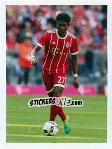 Sticker David Alaba - FC Bayern München 2017-2018 - Panini