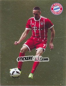 Sticker Franck Ribery - FC Bayern München 2017-2018 - Panini