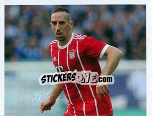 Sticker Franck Ribery (puzzle 1) - FC Bayern München 2017-2018 - Panini