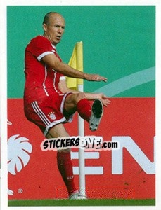 Sticker Arjen Robben - FC Bayern München 2017-2018 n. 102 - Panini