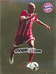 Cromo Arjen Robben - FC Bayern München 2017-2018 - Panini