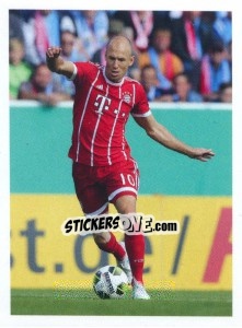 Sticker Arjen Robben - FC Bayern München 2017-2018 - Panini
