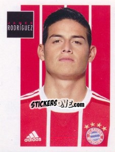 Sticker James Rodriguez - FC Bayern München 2017-2018 n. 107 - Panini