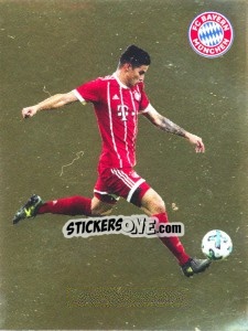 Sticker James Rodriguez - FC Bayern München 2017-2018 n. 109 - Panini