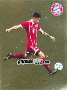 Figurina James Rodriguez - FC Bayern München 2017-2018 - Panini