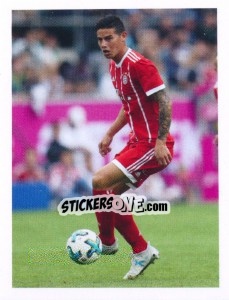 Sticker James Rodriguez - FC Bayern München 2017-2018 n. 110 - Panini