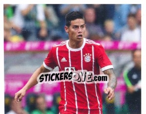 Sticker James Rodriguez (puzzle 1) - FC Bayern München 2017-2018 n. 111 - Panini